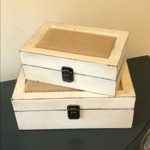 2 Piece Trinket Box Set